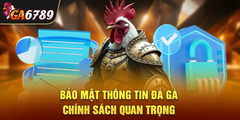 Bảo mật thông tin đá gà chính sách quan trọng